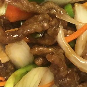 126. Beef with Peking Sauce