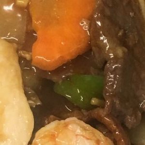 129. Beef with Black Pepper Sauce